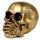 Set of 3 Hear No Speak No See No Evil Gold Skulls