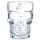 Decorative Skulls and Roses Glass Skull Head Shaped Stein Tankard