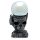 Silver Skull LED Metallic Orb