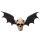 Devil Bat Skull Wall Plaque
