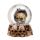 Gruesome Skull Snow Globe with Animals
