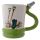 Garden Hose Ceramic Shaped Handle Mug