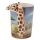 Giraffe Savannah Decal Ceramic Shaped Handle Mug
