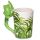 Tree Frog with Foliage Decal Ceramic Shaped Handle Mug