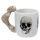 Skeleton Ceramic Shaped Handle Mug