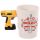 Electric Drill with Builder Decal Ceramic Shaped Handle Mug