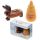 Sausage Dog in a Bun & Mustard Fast Food Ceramic Salt & Pepper Set