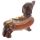 Sausage Dog in a Bun & Mustard Fast Food Ceramic Salt & Pepper Set