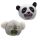 Queasy Squeezies Adoramals Panda, Koala Plush Squeezy Toy