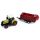 Farm Tractor & Trailer Friction Push/Pull Action Toy