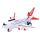 Jumbo Jet Aeroplane Friction Light Up & Sound Push/Pull Action Toy