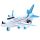 Jumbo Jet Aeroplane Friction Light Up & Sound Push/Pull Action Toy