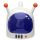 Space Cadet Astronaut Spaceman Helmet Upside Down Ceramic Shaped Mug