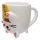 Maneki Neko Lucky Cat Upside Down Ceramic Shaped Mug