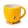 Beehive Upside Down Ceramic Shaped Mug