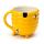 Beehive Upside Down Ceramic Shaped Mug