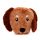 Sausage Dog Head Microwavable Plush Lavender Heat Pack