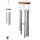 Wooden Wind Chime with Metal Tubes 88cm