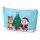 Christmas Festive Friends Medium PVC Toiletry Makeup Wash Bag