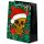 Christmas Skull Metallic Gift Bag Large