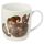 Kim Haskins Christmas Elf Cats Porcelain Infuser Mug Set with Lid