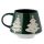 Christmas Tree Green Stoneware Mug