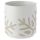 Christmas Snowflake White Stoneware Mug