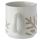 Christmas Snowflake White Stoneware Mug