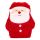 Santa Christmas 1L Hot Water Bottle with Plush Cover