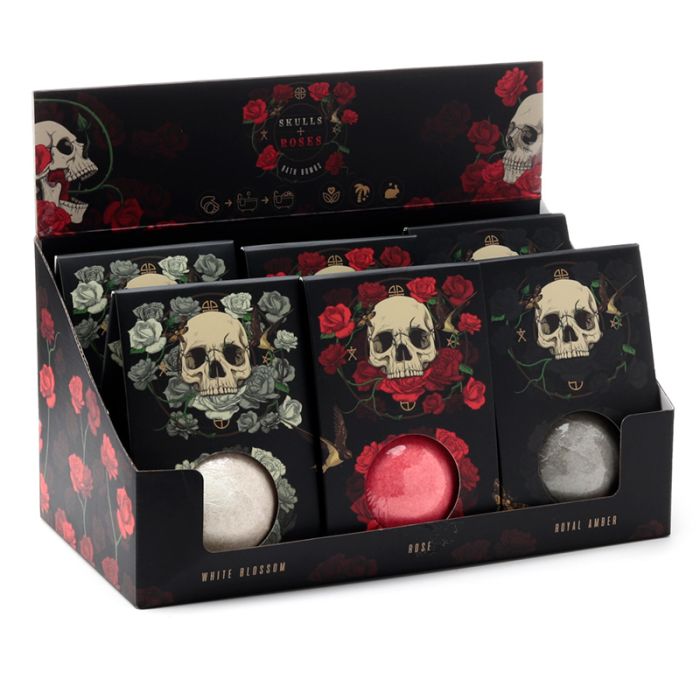Skulls and Roses Bath Bomb in Gift Box