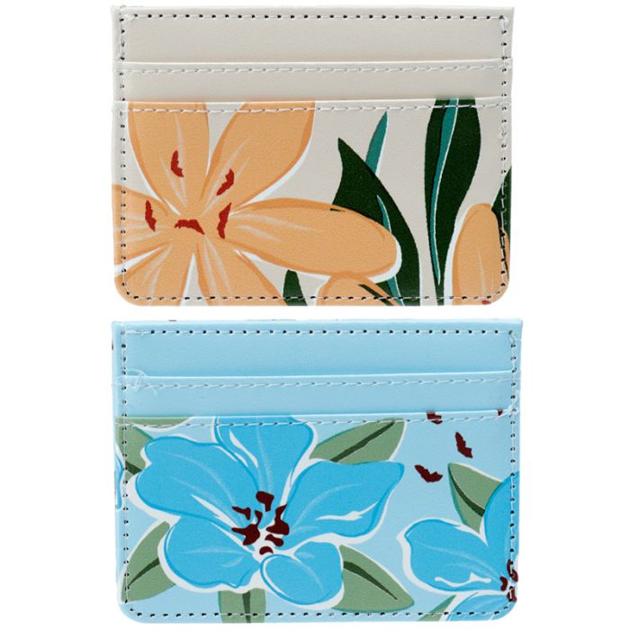 Florens Hesperantha & Rhododendron RFID Protection Card Holder