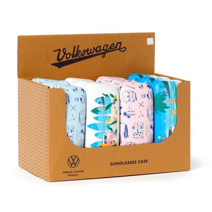 Glasses/Sunglasses Case Volkswagen VW T1 Camper Bus Explore More/Waves are Calling