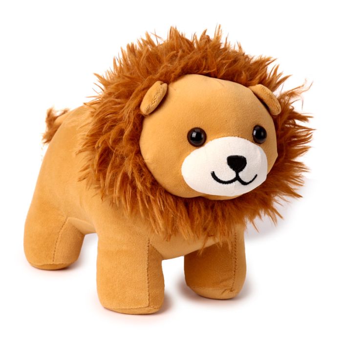 Lion with Plush Mane Door Stop