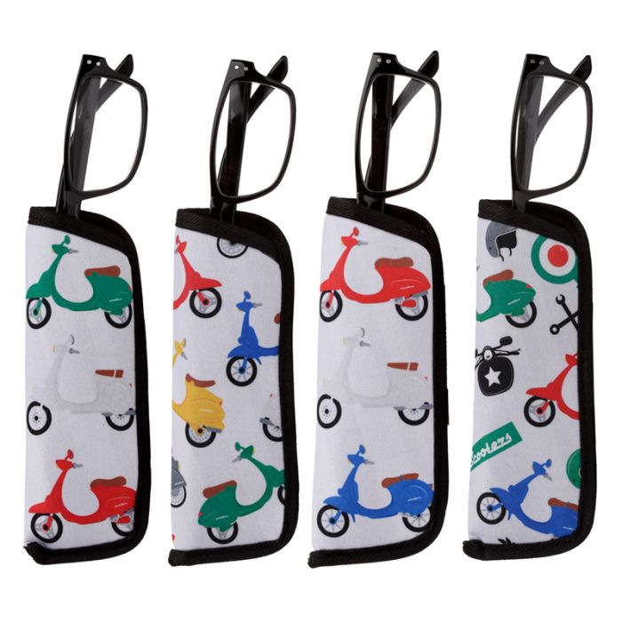 On Two Wheels Scooter Reading Glasses