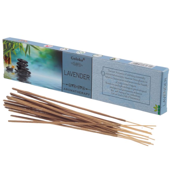 Goloka Aromatherapy Lavender Incense Sticks