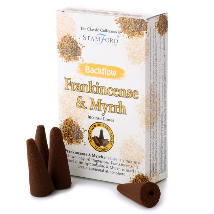 37425 Stamford Backflow Incense Cones Frankincense & Myrrh