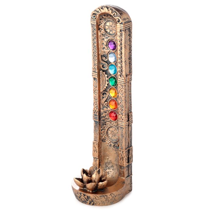 Lotus Chakra Vertical Ashcatcher Incense Stick Burner