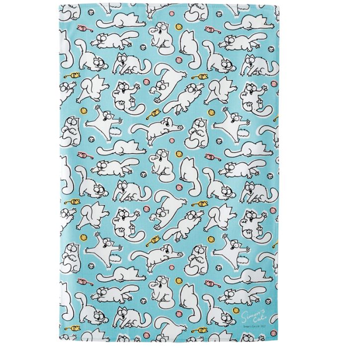 Cotton Tea Towel Simon's Cat 2021