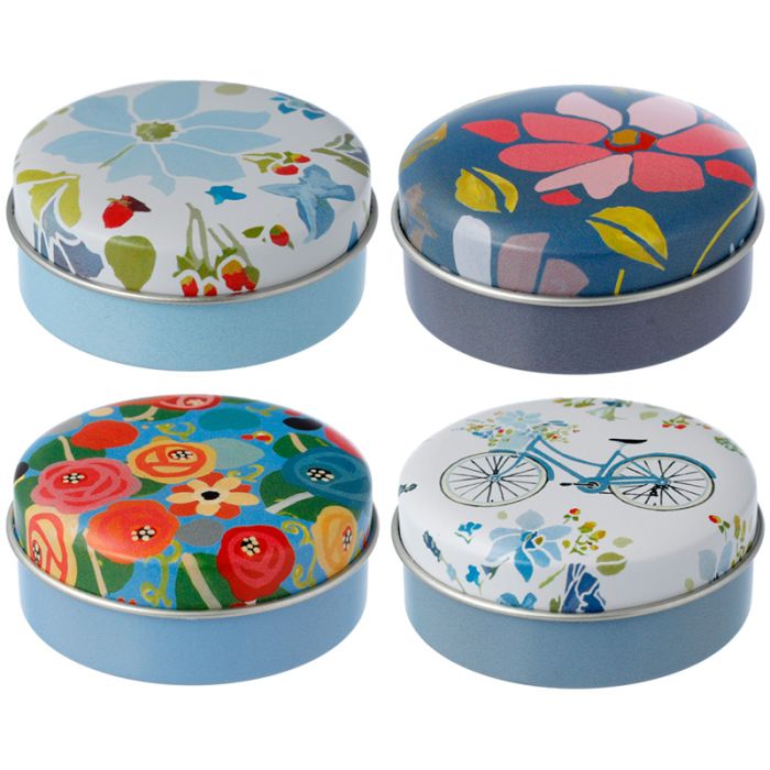 Julie Dodsworth Blue Botanical Lip Balm in a Tin