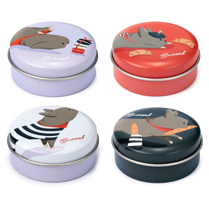 Bertrand The French Bulldog Barks Lip Balm in a Tin