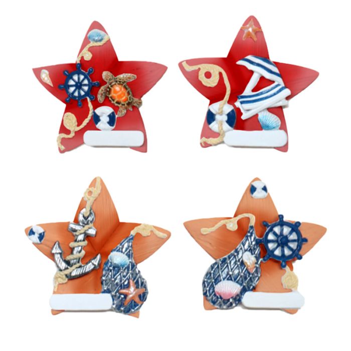 Hand Painted Souvenir Seaside Magnet Nautical Starfish