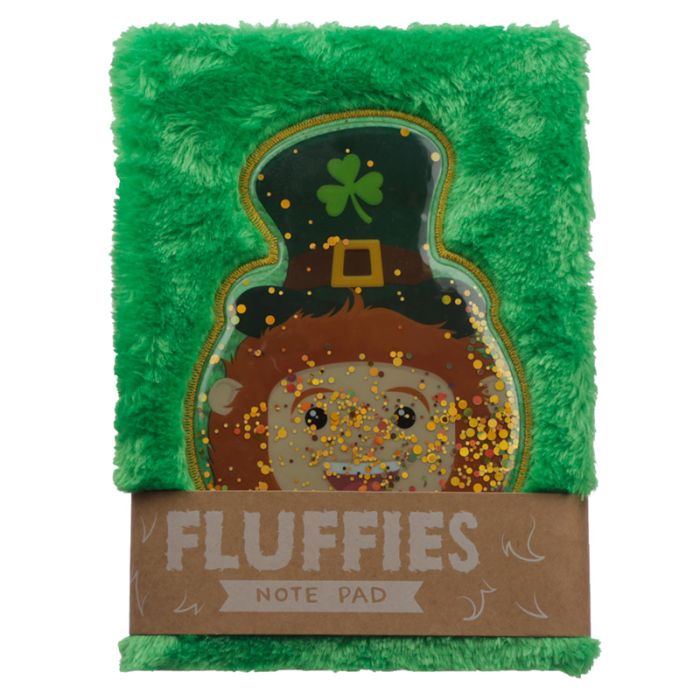 Lucky Leprechaun Plush Fluffies A5 Notebook