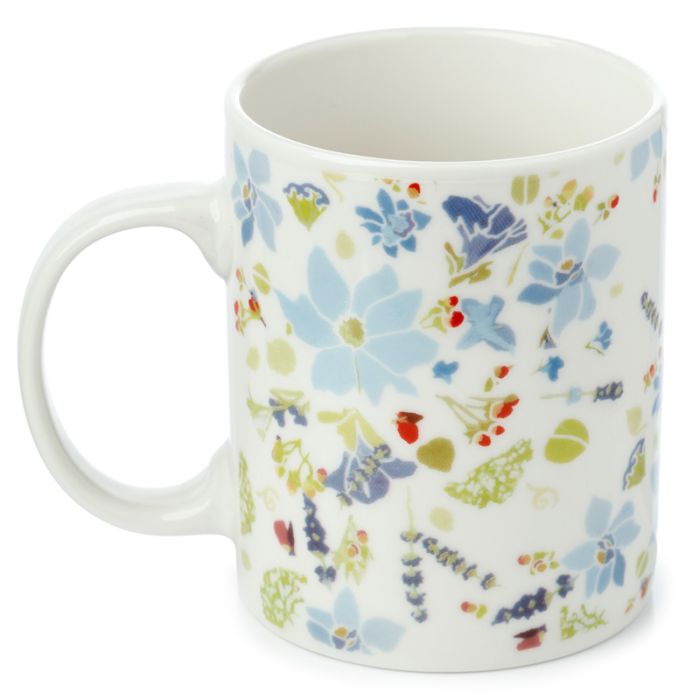 Julie Dodsworth Blue Lavender Garden Porcelain Mug