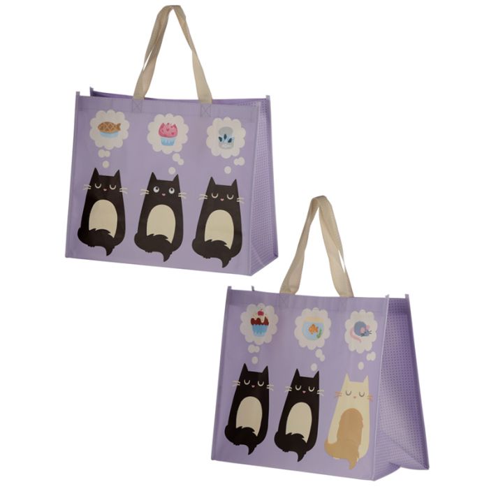 Feline Fine Cat Reusable Shopping Bag