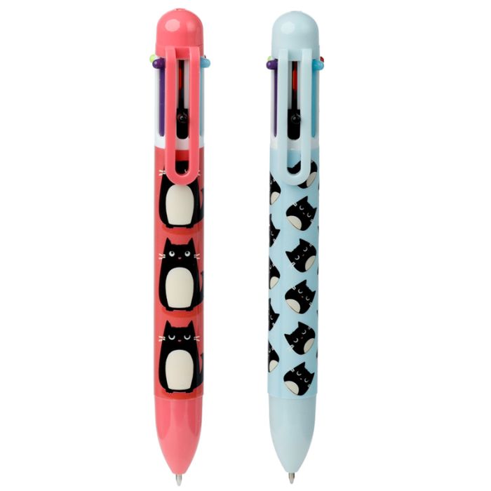 Feline Fine Cat Multi Colour Pen (6 Colours)