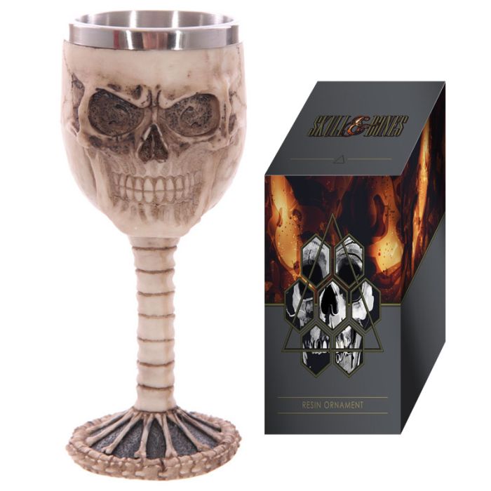 Decorative Skull & Spine Goblet