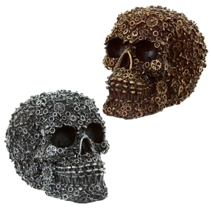 Nuts, Bolts & Screws Skull Decoration