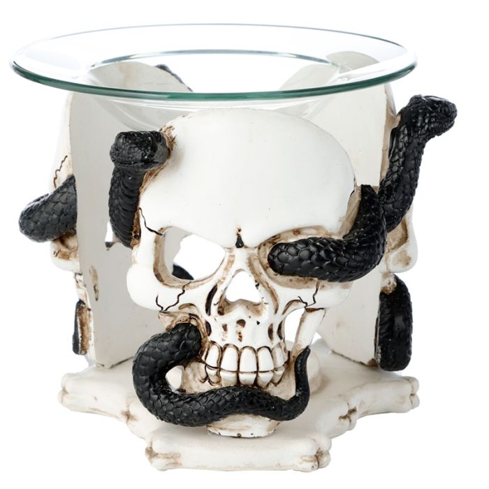 Skull & Serpent Resin Oil & Wax Burner