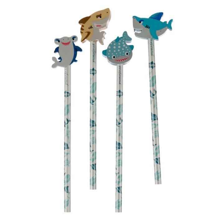 Shark Pencil & Eraser Topper
