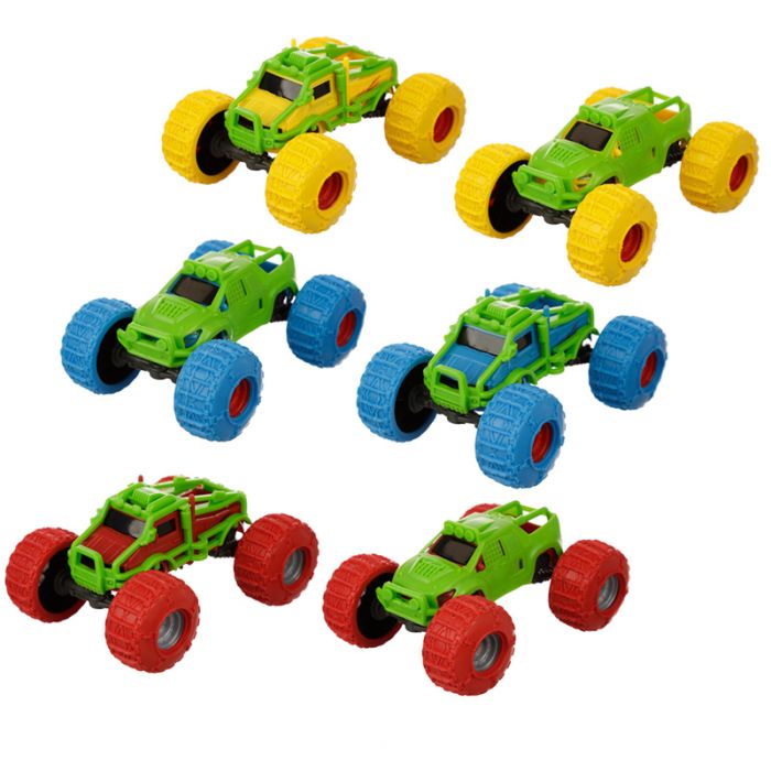 DIY Free-Wheel Monster Truck Push Along Toy